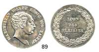 Deutsche Münzen und Medaillen,Bayern Maximilian I. Josef (1799) 1806 - 18251/2 Schulpreistaler o.J.  Kahnt 63.  AKS 64.  Jg. 19.