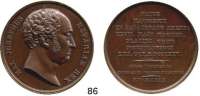 Deutsche Münzen und Medaillen,Bayern Maximilian I. Josef (1799) 1806 - 1825Bronzene Suitenmedaille 1830 (A. Dietelbach).  Auf seinen Tod.  Kopf nach rechts. / 10 Textzeilen.  42 mm.  44,2 g.  Beierlein 2551.  Slg. Julius 3856.