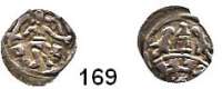 Deutsche Münzen und Medaillen,Brandenburg - Preußen Otto IV. oder V. 1282 - um 1300Denar o.J. 0,49 g.  Auf einer bogenförmigen Mauer sitzender Markgraf. / In einem Bogen die Inschrift 