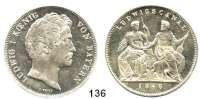 Deutsche Münzen und Medaillen,Bayern Ludwig I. 1825 - 1848Geschichtsdoppeltaler 1846.  Ludwigskanal.  Kahnt 113.  AKS 109.  Jg. 77.  Thun 86.  Dav. 595.