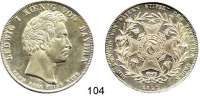 Deutsche Münzen und Medaillen,Bayern Ludwig I. 1825 - 1848Geschichtstaler 1827.  Theresien-Orden.  Kahnt 81.  AKS 119.  Jg. 36.  Thun 54.  Dav. 561.