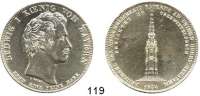 Deutsche Münzen und Medaillen,Bayern Ludwig I. 1825 - 1848Geschichtstaler 1834.  Denkmal bei Oberwittelsbach.  Kahnt 91.  AKS 131.  Jg. 46.  Thun 64.  Dav. 572.