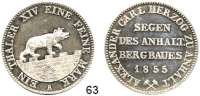 Deutsche Münzen und Medaillen,Anhalt - Bernburg Alexander Karl 1834 - 1863Ausbeutevereinstaler 1855 A, Berlin.  Kahnt 4.  Thun 3.   AKS 16.  Jg. 66.  Dav. 504.