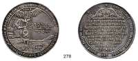 Deutsche Münzen und Medaillen,Harz Tauftaler 1708 RB (Rudolf Bornemann), Zellerfeld.  52,9 mm.  29,06 g.  Taufszene im Jordan. / 11 Textzeilen.  Katsouros 6.