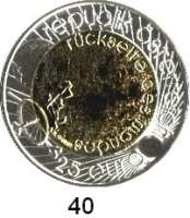 Österreich - Ungarn,Österreich 2. Republik ab 194525 EURO 2009 (Bi-Metall Silber/Niob).  Jahr der Astronomie.  Schön 362.  KM 3174.  Im Originaletui mit Zertifikat.