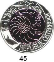 Österreich - Ungarn,Österreich 2. Republik ab 194525 EURO 2012 (Bi-Metall Silber/Niob).  Bionik.  Schön 393.  KM 3212.  Im Originaletui mit Zertifikat.