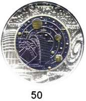 Österreich - Ungarn,Österreich 2. Republik ab 194525 EURO 2015 (Bi-Metall Silber/Niob).  Kosmologie.  Im Originaletui mit Zertifikat.