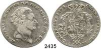 AUSLÄNDISCHE MÜNZEN,Polen Stanislaus August 1764 - 1795Taler zu 6 Gulden 1794, Warschau.  23,99 g.  Gumowski 2399.  Dav. 1623.