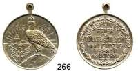 Deutsche Münzen und Medaillen,Dessau Versilberte Bronzemedaille mit angeprägter Öse 1913.  100 Jahrfeier der Völkerschlacht bei Leipzig.  28,5 mm.  8,02 g.
