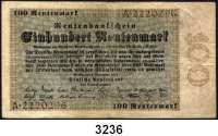 P A P I E R G E L D,R E N T E N B A N K 100 Rentenmark 1.11.1923.  Serie A.  Ros. DEU-204.