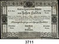 P A P I E R G E L D,AUSLÄNDISCHES  PAPIERGELD ÖsterreichWiener Währung.  Anticipations-Schein von 10 Gulden.  1.4.1813.  Kodnar/Künstner 55 s.