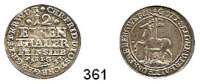 Deutsche Münzen und Medaillen,Stolberg Christoph Friedrich und Jost Christian 1704 - 17381/12 Taler 1733.  1,60 g.  Friederich 1744.