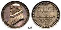 M E D A I L L E N,Städte StralsundSilbermedaille 1867 (Kullrich).  auf das 50jährige Amtsjubiläum des Theologen Christoph Gottlieb Ziemssen (1791-1868).  Brustbild in Amtstracht n. l. / 11 Textzeilen.  42,5 mm.  27,89 g.  Sommer K 61.  Endrußeit 68 b.
