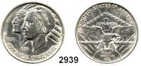 AUSLÄNDISCHE MÜNZEN,U S A  Gedenk-1/2 Dollar 1936 D, Denver.  100 Jahre Arkansas. Schön 173.  KM 168.