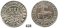 Deutsche Münzen und Medaillen,Stolberg Heinrich Ernst I. zu Wernigerode 1638 - 1672 8 Gute Groschen 1671 I B, .  9,31 g.  Friederich 1214ff.