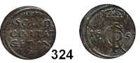 Deutsche Münzen und Medaillen,Danzig, Stadt Johann Kasimir 1648 - 1668 Schilling 1657.  0,55 g.  Dutkowski/Suchanek 271 I.