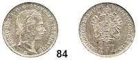 Österreich - Ungarn,Habsburg - Lothringen Franz Josef I. 1848 - 1916 1/4 Gulden 1860 E, Karlsburg.  Frühwald 1531.