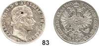 Österreich - Ungarn,Habsburg - Lothringen Franz Josef I. 1848 - 1916 Gulden 1860 V, Venedig  Frühwald 1459.