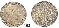 Österreich - Ungarn,Habsburg - Lothringen Franz Josef I. 1848 - 1916 Gulden 1864 A, Wien  Frühwald 1472.