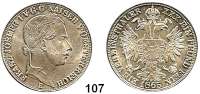 Österreich - Ungarn,Habsburg - Lothringen Franz Josef I. 1848 - 1916 Vereinstaler 1865 E, Karlsburg.  Frühwald 1424.  Kahnt 352.  Jl. 312.  Dav. 21.