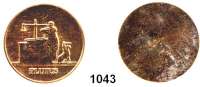 Deutsche Demokratische Republik,K U R S S Ä T Z E  Einseitiger Tombak Abschlag der Schadowfries Medaille 