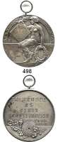 M E D A I L L E N,Schützen Falkensee Silbermedaille mit Öse 1935.  25 Jahre Schützengilde 1910 - 1925.  Punze im Feld : 