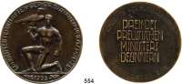 Orden, Ehrenzeichen, Militaria, Zeitgeschichte,Deutschland Preussen Bronzemedaille 1923.  Preis des Preußischen Ministers des Innern.  Landesmeisterschaften der Preußischen Schutzpolizei.  Gravur : 