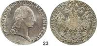 Österreich - Ungarn,Habsburg - Lothringen Franz I. (1792) 1806 - 1835 Konventionstaler 1823 G, Nagybanya.  Kahnt 338.  Jl. 190.  Dav. 7.