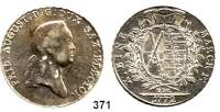 Deutsche Münzen und Medaillen,Sachsen Friedrich August III. 1763 - 1806 (1827) Taler 1772 EDC, Dresden.  27,96 g.  Kahnt 1074.  Buck 139.  Dav.2690.