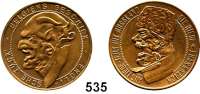 M E D A I L L E N,Weltkrieg  Bronzemedaille o.J.  Spottmedaille auf die Waffenbrüderschaft.  Doppelkopf Franzose/Russe. / Doppelkopf Engländer/Belgier.  28,8 mm.  11,06 g.