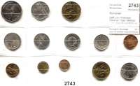 AUSLÄNDISCHE MÜNZEN,Rumänien L O T S     L O T S     L O T S LOT von 13 Münzen.  Darunter 1 Ban 1900(vz) und 1 Leu 1914(Patina, vz-prfr).