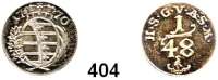 Deutsche Münzen und Medaillen,Sachsen - Gotha - Altenburg Friedrich III. 1732 - 1772 1/48 Reichstaler 1770 (Kranich), Gotha .  1,35 g.  Slg. Mb. 3261.  Steguweit 269.  Schön 89.