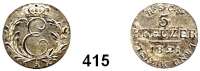 Deutsche Münzen und Medaillen,Sachsen - Coburg - Saalfeld Ernst 1806 - 1826 (1844) 3 Kreuzer 1821.  AKS 137.  Jg. 225.