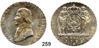 Deutsche Münzen und Medaillen,Preußen, Königreich Friedrich Wilhelm III. 1797 - 1840 Taler 1799 A.  Kahnt 361. Thun 242.  AKS 10.  Jg. 29.  Old. 102 a.  Dav. 755.