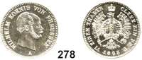 Deutsche Münzen und Medaillen,Preußen, Königreich Wilhelm I. 1861 - 1888 1/6 Taler 1863 A.  AKS 100.  Jg. 91.  Old. 409.