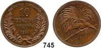 Besetzte Gebiete  -  Kolonien  -  Danzig,Deutsch - Neuguinea  10 Pfennig 1894 A.