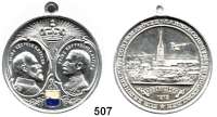 M E D A I L L E N,Luftfahrt - Raumfahrt Aluminiummedaille mit Originalöse 1912. Manöver des 1. Armeecorps bei Eggenfelden. Zwei ovale, eingefaßte Brustbilder von Prinz Leopold und Prinz Rupprecht von Bayern, darunter teilemailliertes Wappen. / Eindecker über Stadtansicht. Kaiser 721.1. 37,9 mm. 6,11 g.