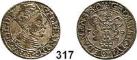 Deutsche Münzen und Medaillen,Danzig, Stadt Stephan Báthory 1577 - 1586 Groschen 1579.  1,75 g.  Dutkowski/Suchanek 130.