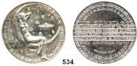 M E D A I L L E N,Drittes Reich  Silbermedaille 1943 (900, Welz).  Jahresregentin Luna. / Sonntage des Jahres 1943 und Gedenktage (Heldengedenktage, Geburtstag des Führers, Ostern-Pfingsten, Erntedank).  40 mm.  25,63 g.