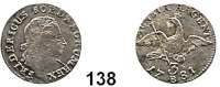 Deutsche Münzen und Medaillen,Preußen, Königreich Friedrich II. der Große 1740 - 1786 3 Kreuzer 1781 B, Breslau. 1,75 g.  Kluge 304.10.  v.S. 1513.  Olding 307.