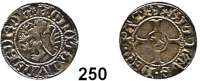 Deutsche Münzen und Medaillen,Lüneburg, Stadt  Witten o.J. (1389 - 1400).  1,27 g.  Löwe n. l.. / Kreuz in der Mitte Löwe.
