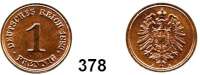 R E I C H S M Ü N Z E N,Kleinmünzen  1 Pfennig 1886 A.