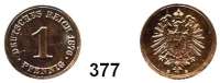 R E I C H S M Ü N Z E N,Kleinmünzen  1 Pfennig 1876 E.