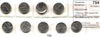 Deutsche Demokratische Republik,Kleinmünzen Verprägungen und Kuriositäten 1 Pfennig 1963 dezentriert (10 %); 1973 Stempeldrehung 180 Grad 