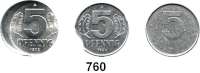 Deutsche Demokratische Republik,Kleinmünzen Verprägungen und Kuriositäten 5 Pfennig 1968 Zainende; 1968 Stempeldrehung (180 Grad) 