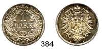 R E I C H S M Ü N Z E N,Kleinmünzen  1 Mark 1875 A