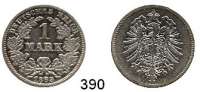 R E I C H S M Ü N Z E N,Kleinmünzen  1 Mark 1883 G.
