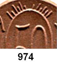 P O R Z E L L A N M Ü N Z E N,S T Ä D T E M Ü N Z E N Gollnow 50 Pfennig 1921 braun.  Menzel 9297.2.  Variante : Oben 12 statt 14 Strahlen.