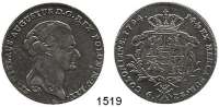 AUSLÄNDISCHE MÜNZEN,Polen Stanislaus August 1764 - 1795 Taler zu 6 Gulden 1794, Warschau.  24 g.  Gumowski 2399.  Dav. 1623.