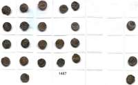 AUSLÄNDISCHE MÜNZEN,Marokko LOTS    LOTS     LOTS Kleine Sammlung von 23 Kupfermünzen.  19. Jahrhundert.